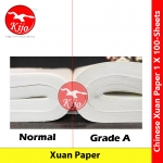 【100-Sheets±】 Chinese Xuan Paper Shuen Paper Rice Paper #中式 #宣纸 #书写 #书法 #国画 #工笔画 #8346